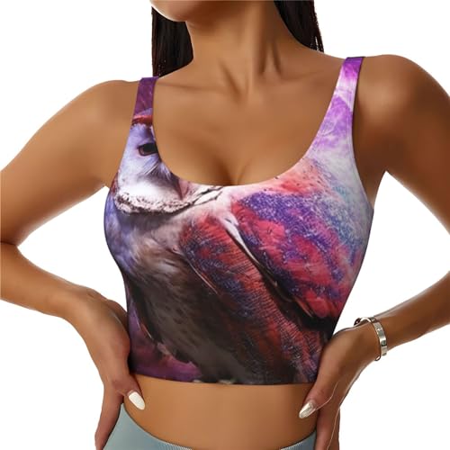 Women Yoga Bras U-Shaped Back Sexy Tops with Pad Elastic Outfit for Yoga Fitness