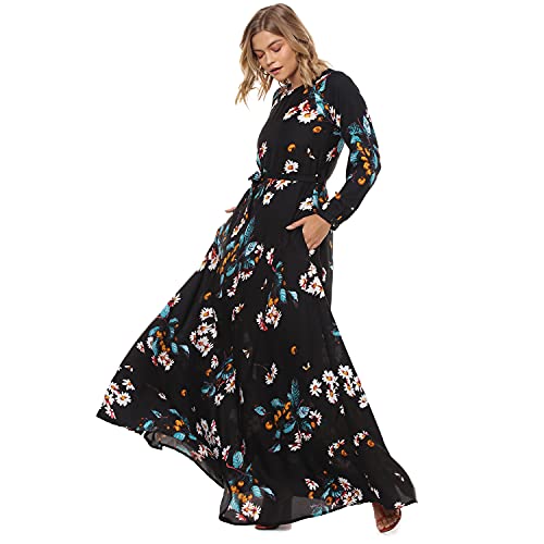 Image of Campus Sutra Women's Cotton Fit and Flare above The Knee Casual Dress
