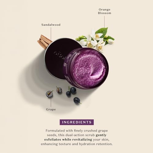 Image of Nativa SPA Merlot Grape Exfoliating Body Scrub, 7 oz