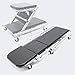 WilTec Chariot de Visite Mécanicien 2-1 Siège Atelier Chaise Longue Travail 90x41,5x12,5cm 150 kg Max.