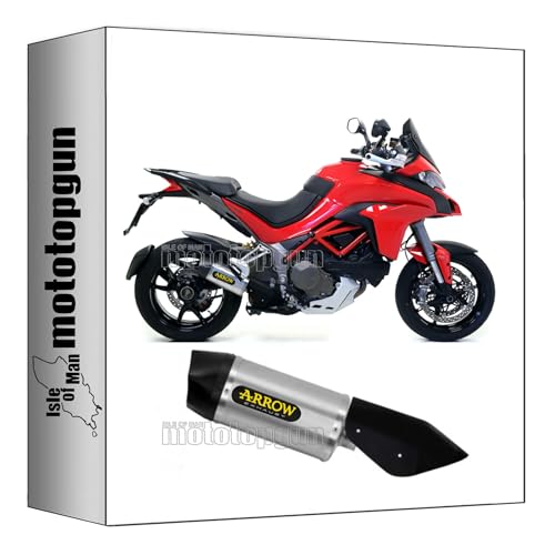 Escape de aluminio Arrow Indy-Race con copa de carbono para Ducati Multistrada 1200