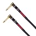 Mogami OD GTR-1.5RR Overdrive Guitar Pedal Effects Instrument Cable, 1/4" TS Male Plugs, Gold Contacts, Right Angle Connectors, 18 Inch