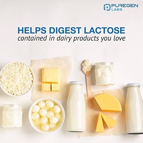 P Puregen Labs DA-01 Puregen Labs Dairy Relief Fast Acting Lactase Enzyme 9000 Fcc thumb #3