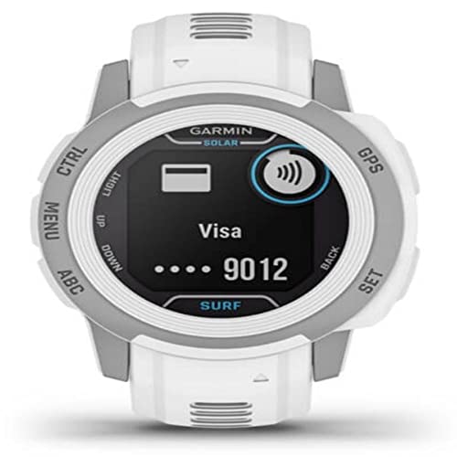 Image of Garmin Instinct 2S SOLAR SURF, Smaller Rugged Surf Smartwatch with Tide Data, Dedicated Surfing Activity Features and Solar Charging, Ericeira