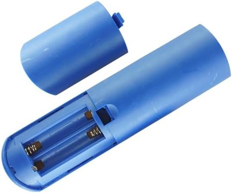 Battery compartment of the remote control with batteries inserted