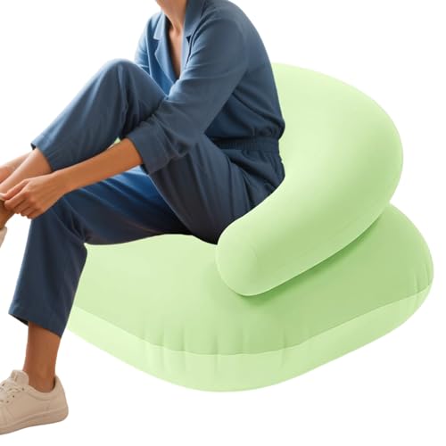 Sillas inflables para adultos | Muebles de inflado rápido, sofá inflable para acampar, para playa, portón trasero, vacaciones, festivales, música, descanso, lectura, siesta