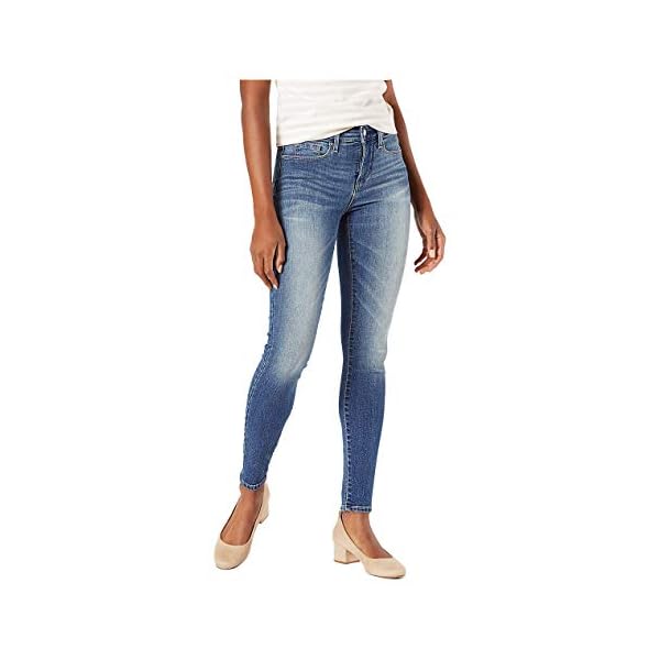 Signature-by-Levi-Strauss-Co-Gold-Label-Womens-Totally-Shaping-Skinny-Jeans Signature by Levi Strauss & Co. Gold Women's Totally Shaping Skinny Jeans (Standard and Plus), Cape Town-Waterless, 12 Medium