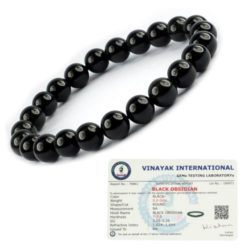 Image of Reiki Crystal Products Certified Natural Crystal Stone 8 mm Round Beads Bracelet for Men and Women | Reiki Charged Gemstone Bracelets | Multiple Stone Variants Available