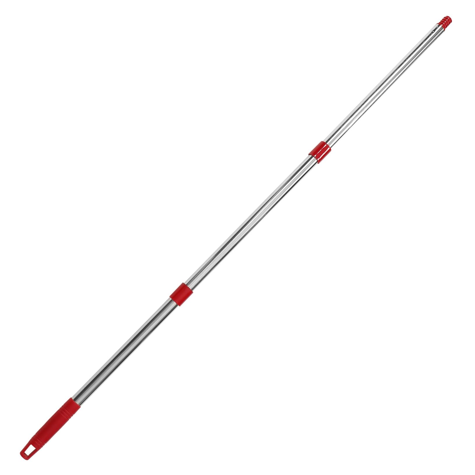 Healvian 5juegos Mop Mango De Acero Inoxidable De Tres Secciones Accesorio Para Trapeador y Escoba Duradero y Resistente La Deformación