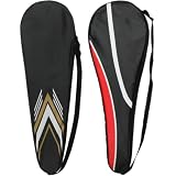 Cabilock 2 Stück Badmintontasche aus Oxford Stoff mit Verstellbarem Schultergurt und Druckfester Schlägertasche für Outdoor Sport mit Besonderem Design und Elegantem Aussehen
