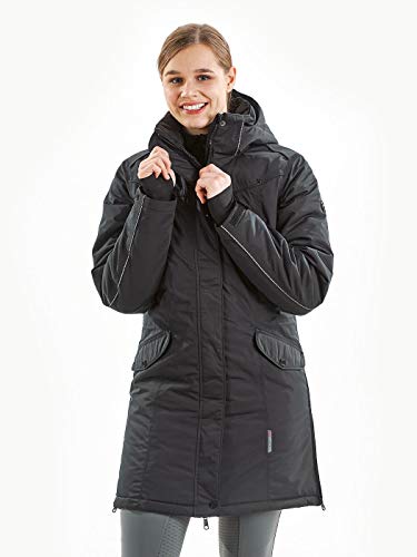 Parka Busse Safyr femme noir XS veste longue chaude équitation hiver