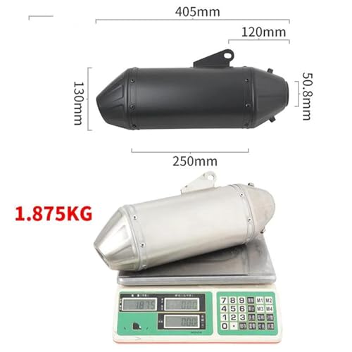 Silencieux d'échappement pour 790 Adventure R en acier durable avec raccord