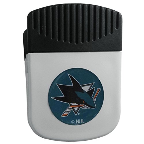 NHL Siskiyou Sports Fan Shop San Jose Sharks Chip Clip Magnet Single Team Color