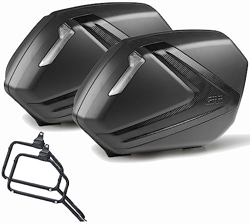 Givi V37NNT valises latérales finition carbone le design mototopgun haut de gamme