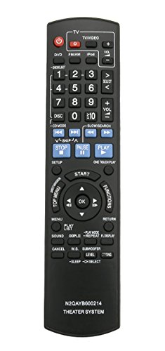 New N2QAYB000214 Replace Remote fit for Panasonic SC-PT760 SC-PT954 SAPT1054 SAPT760 SAPT954 SAPT956