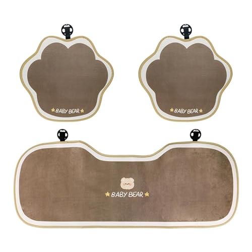 Housse de coussin de siège de voiture en peluche pour un hiver doux et confortable