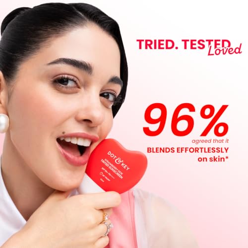 Image of Dot & Key Strawberry Dew Tinted Sunscreen In-Vivo Tested SPF 50+ PA++++ With New-Age UV Filters - 02A Peach