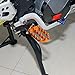 NICECNC Rally Style Motorcycle Foot Pegs Pedal Footsteps Compatible with KTM 690 Enduro/R SMC/R 2008-2023,950 990 1050 1090 1190 1290 Adventure/R/S/T,Forged from 6061 Billet Aluminum,Orange