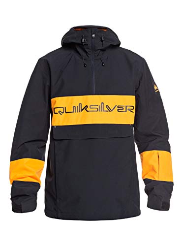Quiksilver Steeze-Chaqueta Shell para Nieve para Hombre, True Black, L