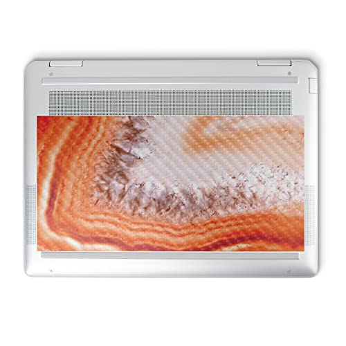 Image of MightySkins Carbon Fiber Skin Compatible with HP Spectre x360 14 inch (2022) Full Wrap Kit - Orange Quartz | Protective, Durable Textured Carbon Fiber Finish | Easy to Apply | Made in The USA