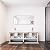 Flexible Molding Trim Self Adhesive-16.4 Feet Long Baseboard Peel and Stick Crown Molding Trim for Walls Edge, Mirror Frame, Bathroom, Tile, Home Decor(White+Silver)