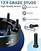 2'' 6x5.5 Wheel Spacers for Tacoma 4Runner FJ Cruiser Sequoia, 6Lug 6x139.7mm Forged Wheel Spacers 108mm Hub Bore with 12x1.5 ET Lug Nuts