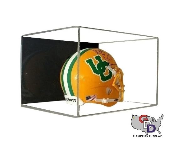 Generic Mini Helmet Display Case Football Baseball Hockey Acrylic Wall Mount Clear