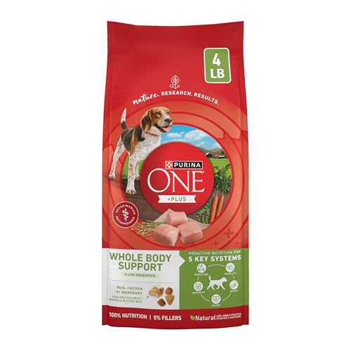 Purina ONE Plus Whole Body SupportwithChickenDry Dog Food - 4 lb. Bag