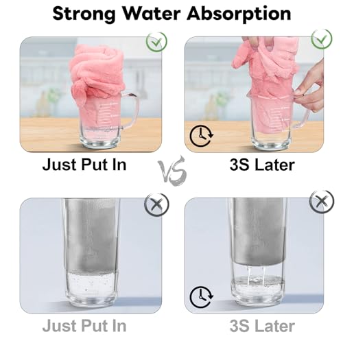 WUFANC Hundebademantel Super Saugfähig, Schnell Trocknend, Verstellbare Schrumpfbänder Gewährleistet einen Bequemen Sitz des Bademantel Hund, für Große, Mittlere und Kleine Hunde (XL)