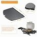 GFTIME 6559 Gusseisen Grillplatte für Weber Q200, Q220, Q240, Q260, Q2000, Q2200, Q2400 Grill, 38,9CM Bratpfanne Grillpfanne Zubehör Griddle Plancha Ersatzteile für Weber Q200, Q2000 Gasgrill