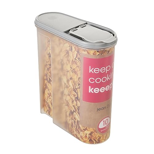 keeeper Schüttdose Jean für Trockenvorräte, Aufklappbarer Deckel, 2,6 l, Polypropylen, 21,5 x 9,5...