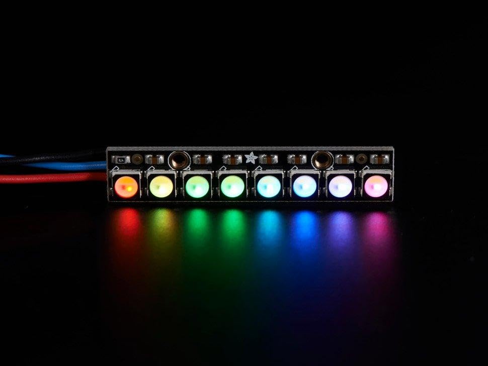 Amazon | Adafruit NeoPixel Stick - RGBW LED x 8 - ネオ