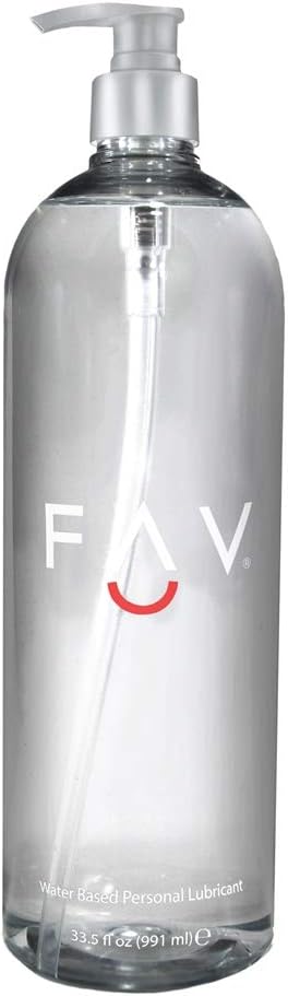 FAV Water Based Luxury Personal Lubricant, 33.5 Fl Oz