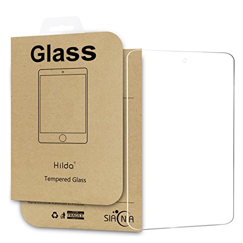 Fire 7 Screen Protector,[7inch](5th Generation-2015 Release) by HiLDA,Tempered Glass,9H Hardness,2.5D Edge,Ultra Clear,Anti-Scratch,Case Friendly-Siania Retail Package