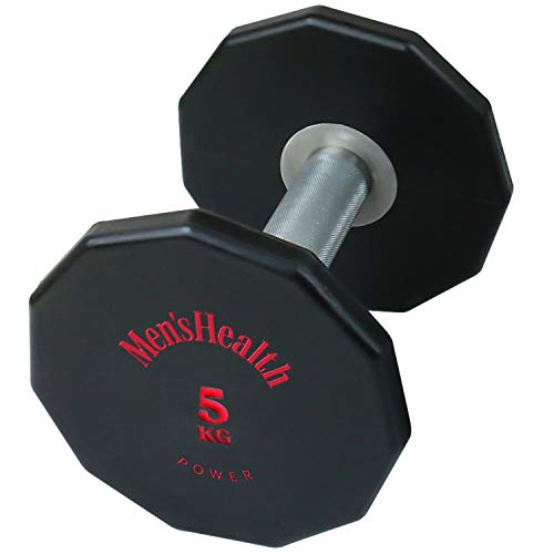 MEN'S HEALTH POWER Kurzhantel (Urethane Dumbbell) Kunststoff | Geeignet für Isolationsübungen oder Ganzkörperworkouts (5) Cover