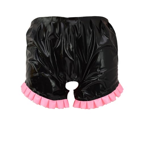 Slip de látex negro talla L ideal para fiestas nocturnas 1