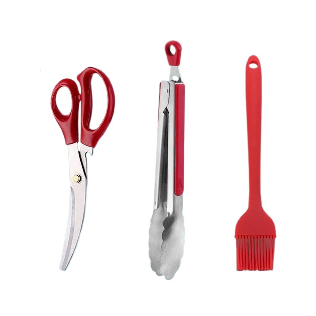Pince en acier inoxydable JFDBGU et coupe-os pour un barbecue durable et élégant