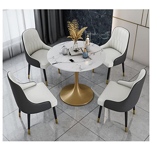 Tyewmiy End Tables Bedside Table, Coffee Tables, Slate Creative Small Table, Coffee Table, Side Table, Living Room Sofa Corner Table, Double Round Bedside Table Coffee Table (Color : A) #TOP1