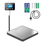 Parcel Scales - 440 lbs/0.35oz - Heavy-Duty & High Accurate Digital Postal Scale with Hold/Tare Function - Perfect for Packages, Luggage, Industrial Use - Battery & Cable Included
