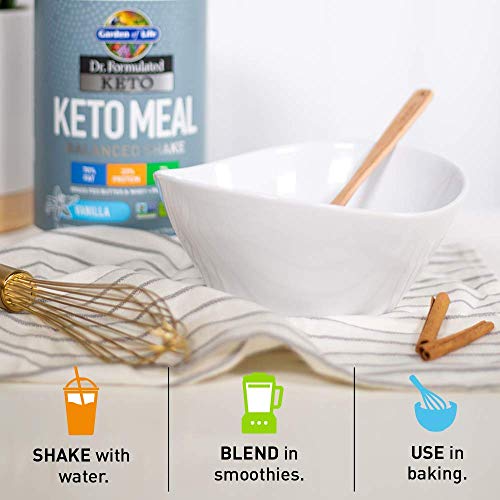 Garden Of Life 103524 Dr. Formulated Ketogenic Meal Balanced Shake Powder, Truly Grass Fed Butter & Whey Protein Plus Probiotics thumb #7