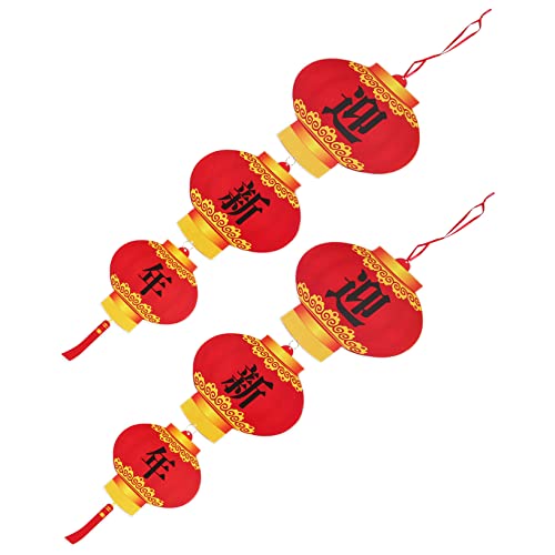 Angoily 1par Decoración Colgante De Linterna Para Año Adorno Festivo De Papel Para Celebraciones De y Reyes Magos