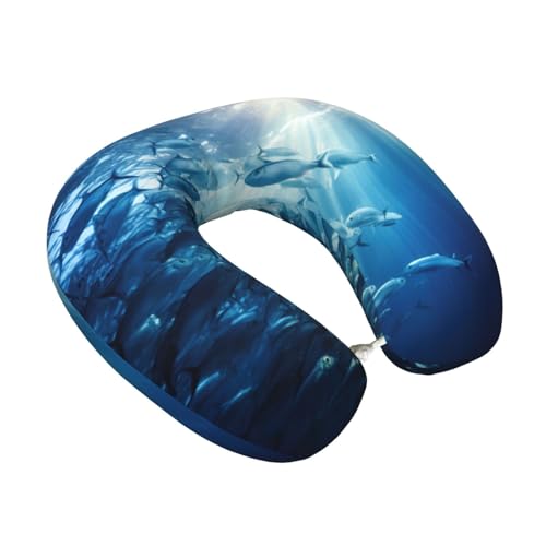 Almohada de poliéster tamaño único para viaje y descanso miniatura 2