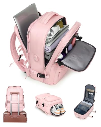 Vipelf Mochila Feminino Viagem Grande Expansível para Notebook
