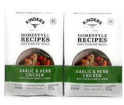 Kinder's Seasoning Mixes 1oz - 2 packets (Garlic Herb &