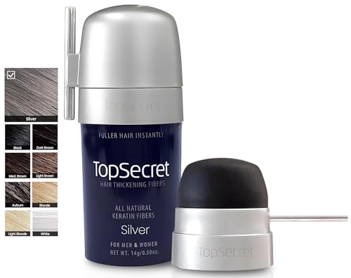 Top Secret Hair Thickening Building Fibers Applicator Included - Undetectable