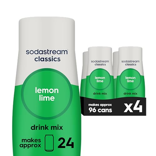 SodaStream Lemon Lime, 14.8 Fl Oz (Pack of 4)