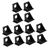 Healvian 12pcs Stepper Motor Brackets for Stepper Motors Reliable Fixing Support for Printers and DIY Projects Strong and Design for Easy Installation