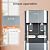 Bottom Loading Water Dispenser with Heating & Cooling - 110V Instant Hot/Cold Water for 3 or 5 Gallon Bottles, Energy-Efficient, Child Safety Lock & Anti-Scalding Design Stainless in Gold/Gray. (Gray)