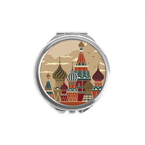 Miroir compact Place Rouge maquillage sac à main miroir rond portable