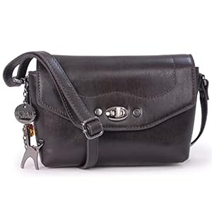 Damen Leder Umhängetasche – Crossbody Bag/Handtasche Klein – Verstellbarer Schultergurt – FLORENCE